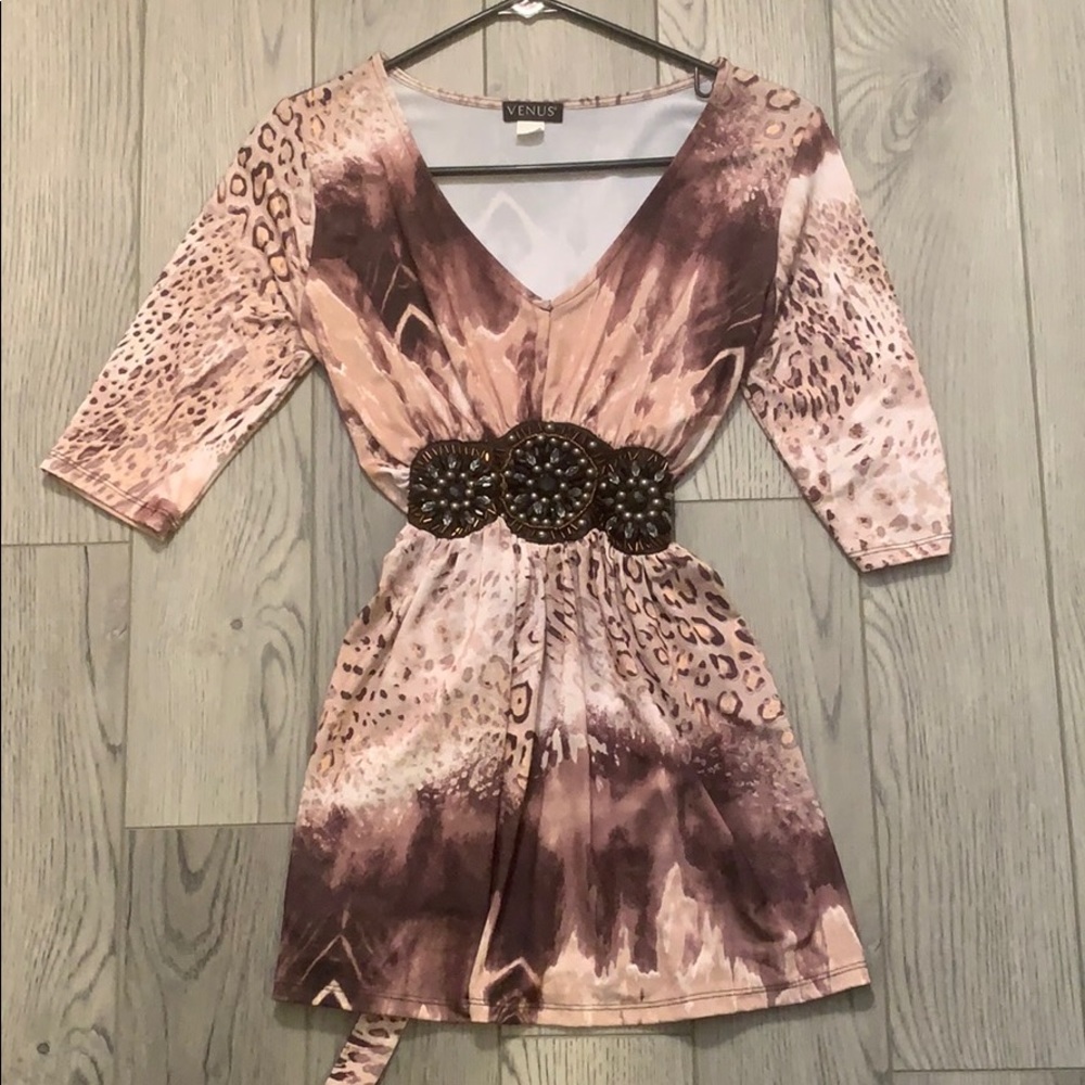 VENUS Animal Print Blouse